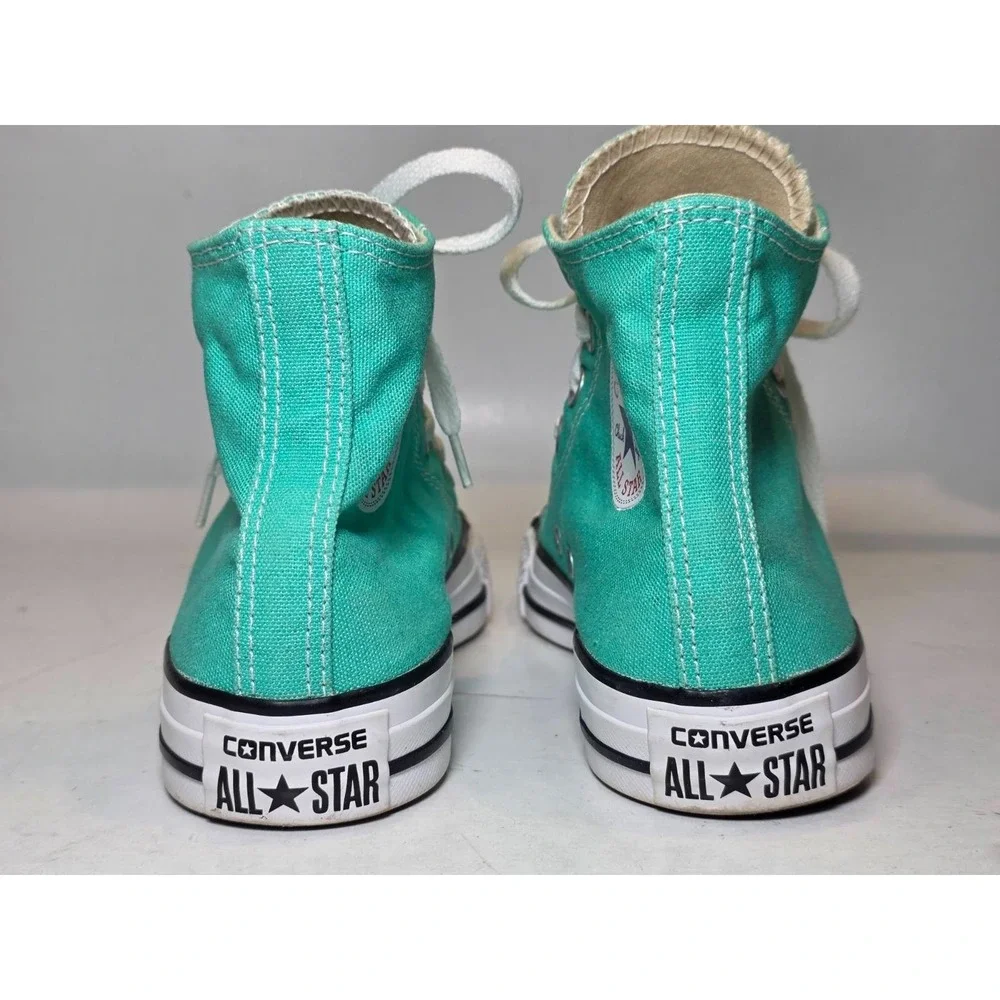 Converse Chuck Taylor All Star Men's Sneakers Size 4 Women's 6 Teal Hi Top Shoes - Picture 8 of 15